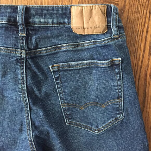 AMERICAN EAGELE Slim Straight denim jeans sz 32 x 34 - Picture 8 of 8
